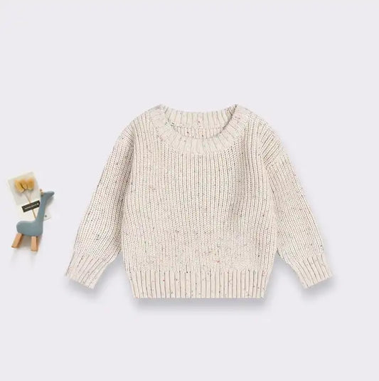 Beige Chunky Knit Sweater